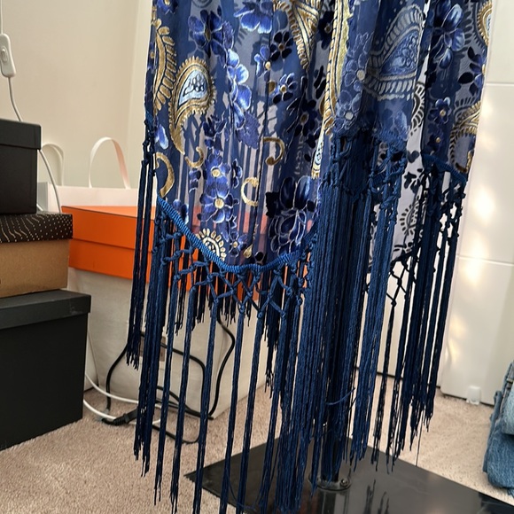 Anthropologie Sheer Dress. Boho stile - Picture 7 of 7